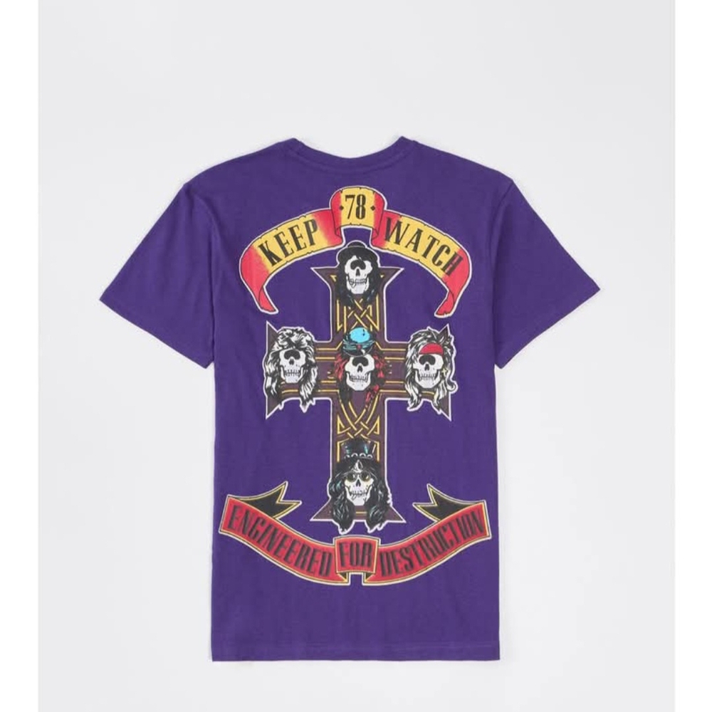 Mishka Purple Graphic Tee
